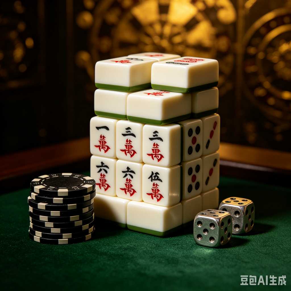 stable print mahjong set